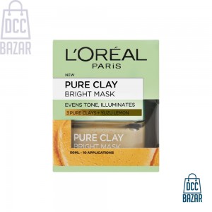 L'oreal Paris Pure Clay Bright Mask- 50ml