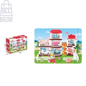 Light-Up Musical Castle Playset! Fairytale Fun with Towers, Gate & Accessories (12 pcs)