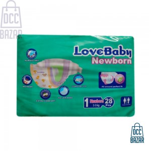Love Baby Diaper Belt NB 2-5 kg 28 pcs