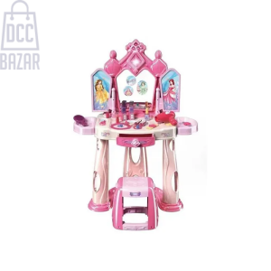 Magical Light and Music Kids Vanity Table with Induction Door