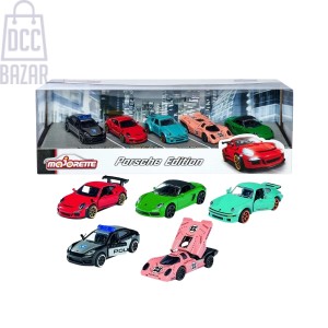 Majorette 3171 Porsche Edition Giftpack: Mini Porsche Collection for Die-Cast Car Enthusiasts