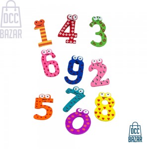 10pcs/set Montessori Baby Number Refrigerator Fridge Magnetic Figure Stick Mathematics Wooden Educational Kids Toys for Children