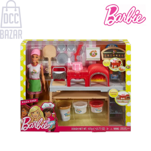 Mattel Fhr09 Pizza Chef Doll And Playset