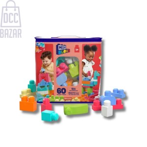 Mega Bloks DCH54 First Builders Big Building Bag Pink