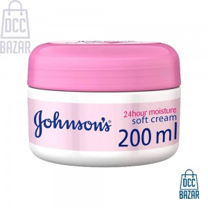 Johnson's 24Hour Moisture Soft Cream- 200ml