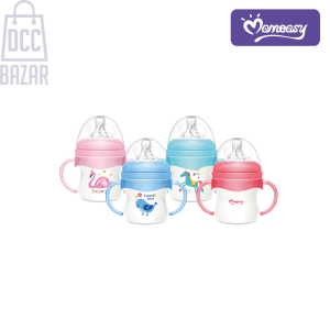 Momeasy Anticolic Wide Neck Bottle - 60ml BPA-Free Plastic for Newborns 