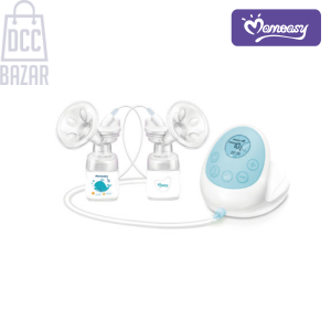 Momeasy Electric Breast Pump Double Pumping, 120ml4oz Milk Collection for Newborns