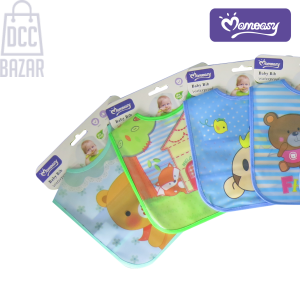 Momeasy Waterproof Baby Bib BPA-Free, Reusable, 4m+
