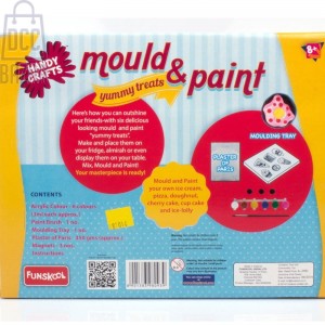 Funskool Handycrafts Mould & Paint Yummy Treats: DIY Craft Kit for Kids - Make Ice Cream, Lollipops & More!