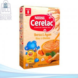 Nestle Cerelac Rice & Chicken pack 250gm