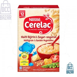 Nestle Cerelac Cereal - MultiGrain & Garden Vegetable (12 Months) 250g