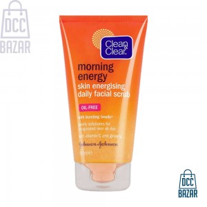 Clean & Clear Morning Energy Oil-Free Daily Facial Scrub- 150ml