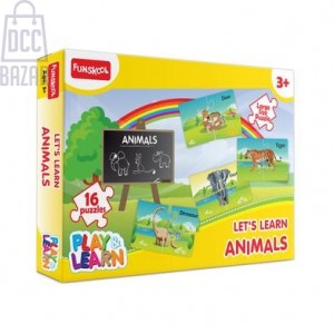 Funskool Play & Learn-Animals Puzzle