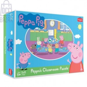Funskool Peppa Pig Classroom 2 In 1 Puzzle