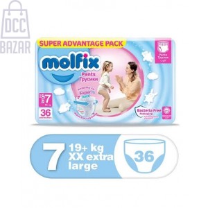 Molfix Baby Diaper Pants (7 Extra Large) 19+Kg 36pcs