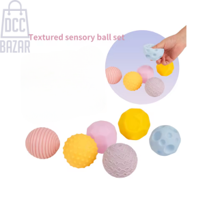 Sensory Ball Set for Baby Soft Textured Squeeze Water Bath Toys 6-12 Months