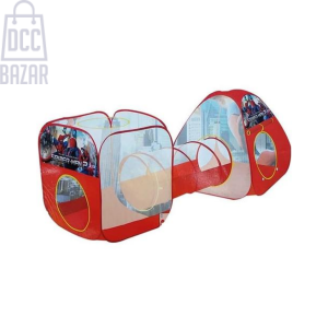 Spider-Man Double Tunnel Play Tent - Kids IndoorOutdoor Playhouse