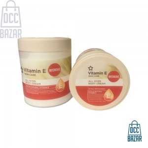 Superdrug Skin Care Non Greasy Natural Vitamin E Moisturising Body Cream 475ml