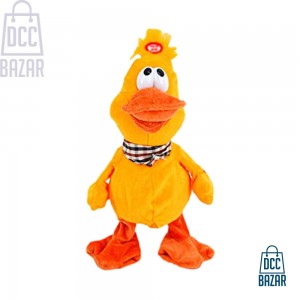 TALKING AND DANCING DUCK PLUSH TOYS HOME & OFFICE DECORATION SHOW PIECES 120 SONGS & RECHARGEABLE