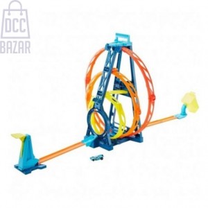 Hot Wheels GLC96 Track Builder Unlimited Triple Loop Kit