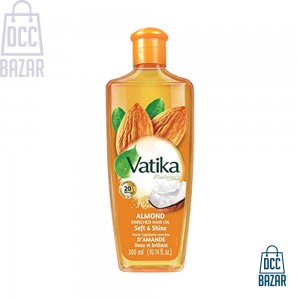 Vatika Almond Enriched Softness & Shine Hair Oil- 300ml