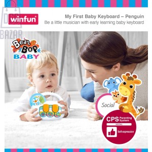Winfun 001804 My First Baby Keyboard – Penguin