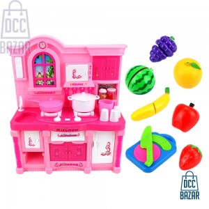 Zunchen Kitchen Set with Sounds and Lights for Girls – Multi Color
