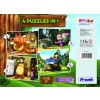Frank 70202 Masha and the Bear - 4 in 1