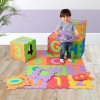 36-Piece Mini Alphabet & Number Puzzle Mat (Ages 2+) - Safe & Educational Play