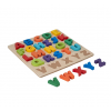 Wooden Alphabet and Number Puzzle Set for Early Learners