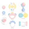 Huanger HE0113 Soothing Sounds & Happy Chews - Rattle & Teether Set (0 Months+)