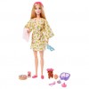 Barbie HKT90 Doll With Puppy, Kids Toys, Self-Care Spa