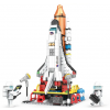 COGO 404 Piece ABS Space Construction Set - DIY Satellite Building Blocks for Kids