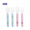 Momeasy Baby Spoon and Fork Set Colorful, Durable, 12m+