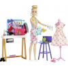 Barbie HDY90 Fashion Designer Doll & Studio