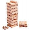 Classic Jenga Giant Wooden Stacking Game - 54 Piece Tower Building Blocks