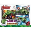 Frank 90156 Marvel The Incredible Hulk 3in1 Puzzle