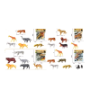 6 Pack Assorted Animal Toy Figures - Realistic Miniatures for Kids