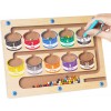 Montessori Magnetic Color and Number Maze - Wooden Learning Toy for Toddlers