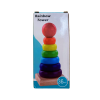 Colorful Stacking Tower for Toddlers - Rainbow Rings Educational Toy