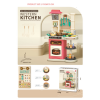 Large Interactive Children's Play Kitchen with Water, Lights, and Sounds