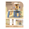 Large Interactive Kids Play Kitchen with Lights, Sounds, Water, and Dining Table