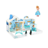 Magical Snow House Dollhouse with Lights and Furniture