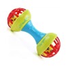 Safe, Colorful Dumbbell Rattle for Baby - Sensory Stimulation Toy