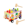 Wooden Whack-a-Mole Game with Music - Interactive Toy for Kids