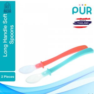 Pur Long Handle Soft Spoons (2pcs) 