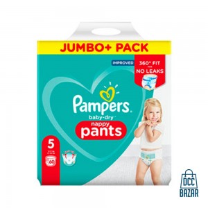 Pampers Baby Dry 5 Jumbo Pants 12-17 kg 60 pcs (UK)