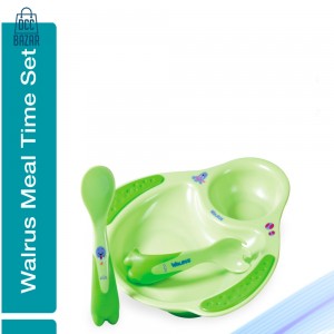 Pur Walrus Meal time set – Plate & Cutlery 