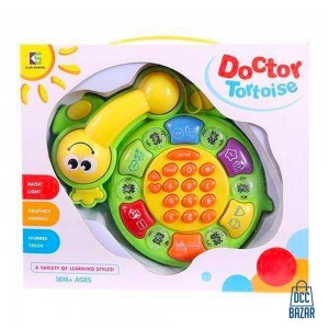 Colorful Puzzle Educational Doctor Tortoise Baby Phone