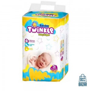 Savlon Twinkle Baby New Born Diaper Belt S Up to 8kg 44pcs